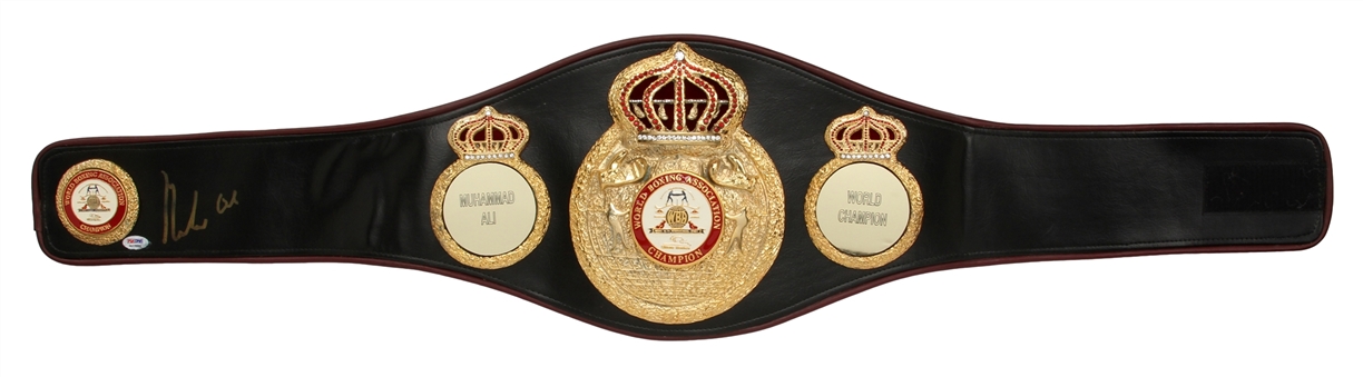 Muhammad Ali Signed World Boxing Association Championship Belt (PSA/DNA)
